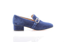 STUART WEITZMAN - Crystal Geo Buckle - Bleu