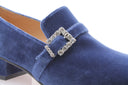 STUART WEITZMAN - Crystal Geo Buckle - Bleu
