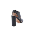 ALBANO - Sandales en cuir à talon - Noir