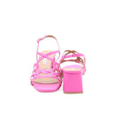 ALBANO - Sandales à talon moyen - Fuchsia