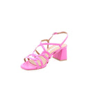 ALBANO - Sandales à talon moyen - Fuchsia