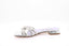 ALBANO - Mules plates en strass - Argenté