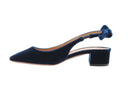 AQUAZZURA - Very Bow Tie Sling - Bleu Nuit