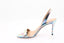 AQUAZZURA - So Nude 85 Sandal - Multichrome Rose/Bleu/Vert