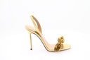 AQUAZZURA - Chain Of Love 105 Sandal - Doré