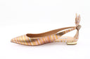 AQUAZZURA - Bow Tie Ballerina- Bronze