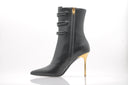 BALMAIN - Alma Boots - Noir et Doré