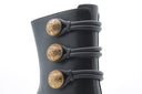 BALMAIN - Alma Boots - Noir et Doré