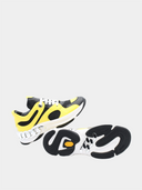 Dynamic Leather Sneakers - Yellow & Black