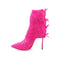 CASADEI® - Bottes en dentelle stretch - Fuchsia