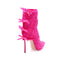 CASADEI® - Bottes en dentelle stretch - Fuchsia