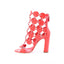 CASADEI® - Sandales en cuir verni à talons hauts - Rouge