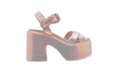 CASADEI - Mermaid Telato Talon 7cm - Rose / Rosegold