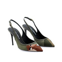DOLCE & GABBANA® - Escarpins à bride arrière - Kaki