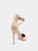 Leather pumps - Beige