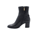 ELISA LANCI - Bottines en cuir à talon - Noir