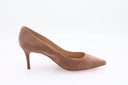 GIANVITO ROSSI - Escarpin en daim - Praline