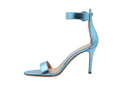 GIANVITO ROSSI - Portofino 85 - Bleu Argenté