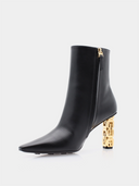 G Cube 85 Bootie Calf - Zwart