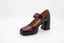IL BORGO FIRENZE - Mocassins à talon - avec bride - Vernis Bordeaux