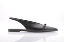 LANVIN - Bow Flat Slingback - Noir