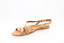LEA RIVIERA - Sandales basses en cuir - Beige