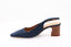 LODILOVE - Escarpin en nubuck - Bleu foncé