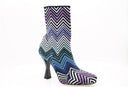 MISSONI - Gea Boot Chevron Wave - Bleu et Violet