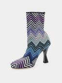 Gea Boot Chevron Wave - Blue and Purple