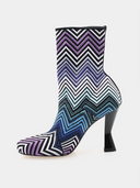 Gea Boot Chevron Wave - Blue and Purple