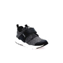 NATURINO - Baskets Filles tissu en glitter - Noir/Gris