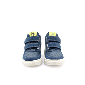 NATURINO - Baskets montantes Garçon en cuir et suède - Bleu