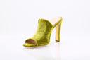 RUPERT SANDERSON - Trice 75 Mule Velvet - Vert