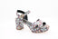 RUPERT SANDERSON - Deirdre 70 Sandal - Bleu métallique