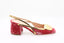 RUPERT SANDERSON - Cavalla Sling Velvet - Magenta